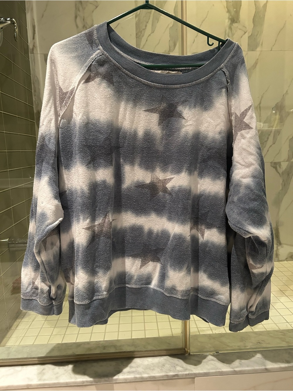 Vintage Havana Heathered Blue Crewneck Sweatshirt